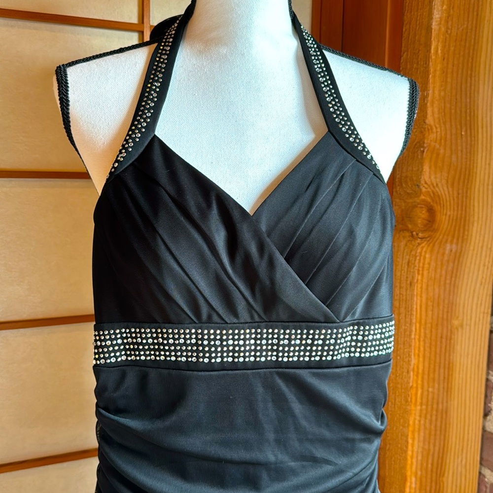 Fun and easy to pack black dress